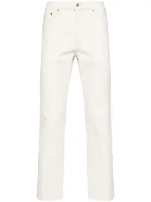 Джинсы средней посадки с нашивкой-логотипом