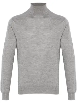 Меланжевый свитер