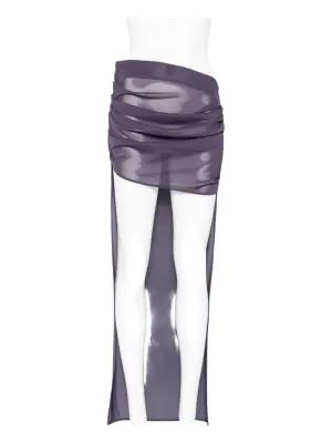 Сетчатая юбка мини