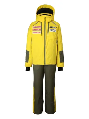 Дутый комбинезон с капюшоном