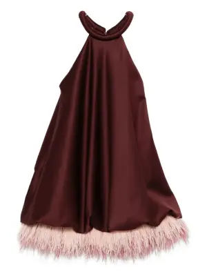 Мини-платье Aria на шее-хalter