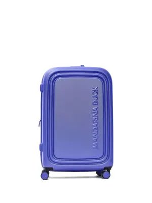 Чемодан с тиснёным логотипом