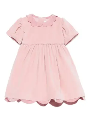 Платье с фестонами