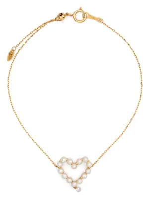 Браслет Aphrodite из желтого золота с жемчугом и бриллиантами