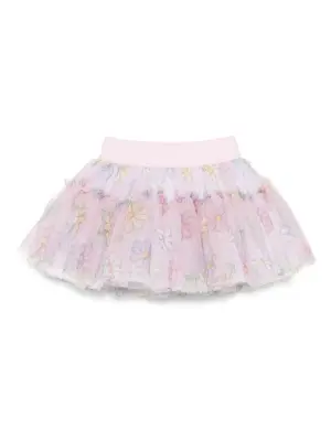 Юбка с цветочным принтом