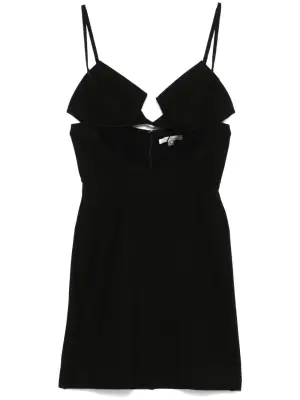 Креповое платье мини