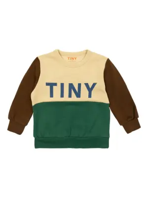 Толстовка из органического хлопка в стиле колор-блок