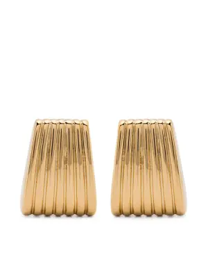 Серьги в рубчик