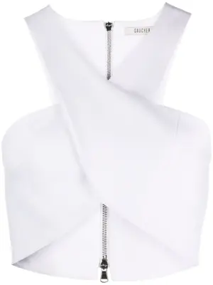 Топ из смесового льна