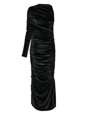 Платье миди на одно плечо