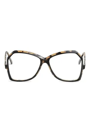 Очки в массивной оправе черепаховой расцветки