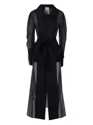 Однобортное пальто