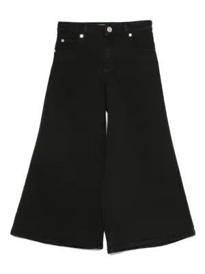 брюки с узором зигзаг