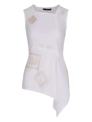 Топ с вышивкой