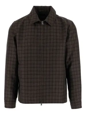 Клетчатая куртка-рубашка