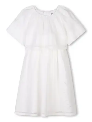 Платье с английской вышивкой