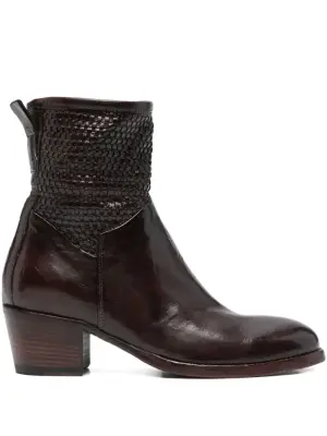 Ботинки с отделкой из овчины