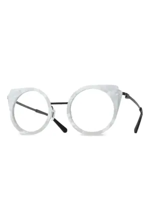 Очки в оправе 'кошачий глаз'