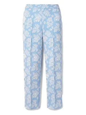 Жаккардовые брюки Louis с цветочным узором