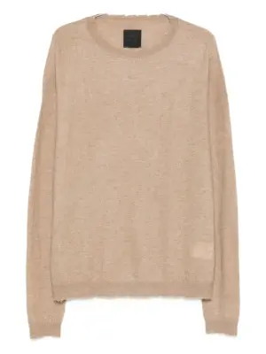 Свитер с круглым вырезом