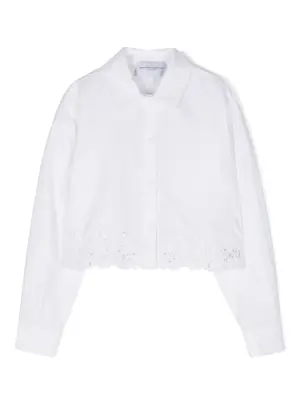 Рубашка с английской вышивкой