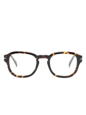 Очки в круглой оправе черепаховой расцветки