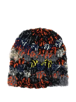 Шапка бини крупной вязки