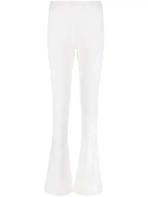 Кашемировые расклешенные брюки