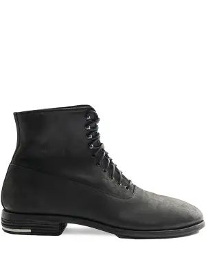 Кожаные ботинки