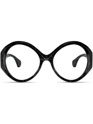 Солнцезащитные очки в овальной оправе