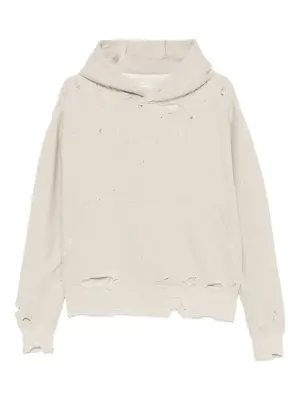 Худи с эффектом потертости