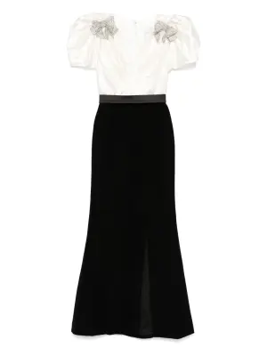 платье с объемными рукавами