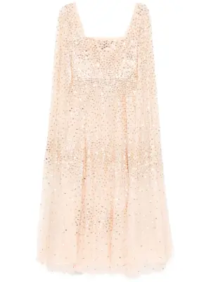 Платье с рукавами кап