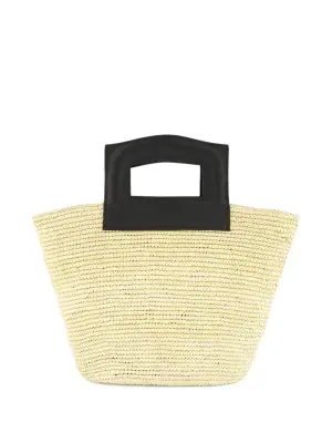 Соломенная сумка-тоут