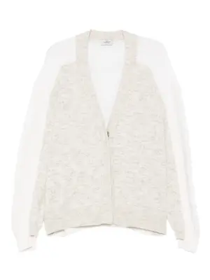 Кардиган в двух тонах