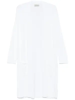 Пальто тонкой вязки