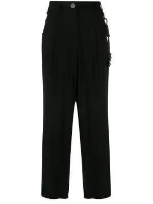 брюки с завышенной талией