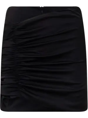 Драпированная мини-юбка
