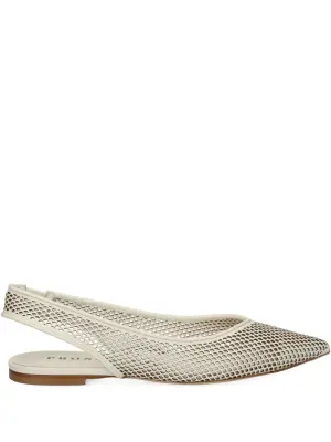 Сетчатые туфли с ремешком на пятке