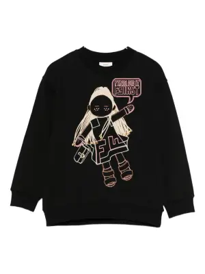 Свитшот с принтом куклы