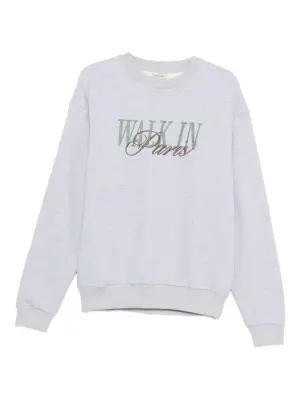 Свитшот с вышитым логотипом