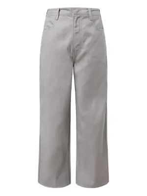 широкие брюки строгого кроя