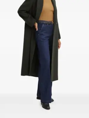 Двубортное пальто