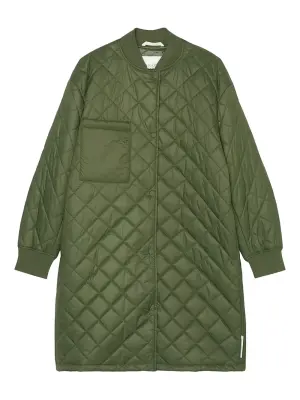 стеганое пальто