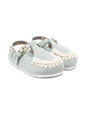 замшевые сандалии