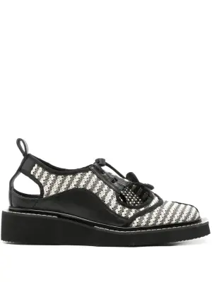 Плетеные босоножки Riviera 40 в полоску