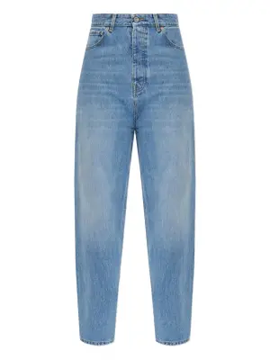 Джинсы в технике пэчворк