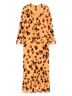 Юбка макси с принтом