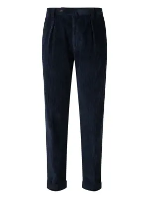 Вельветовые брюки со складками