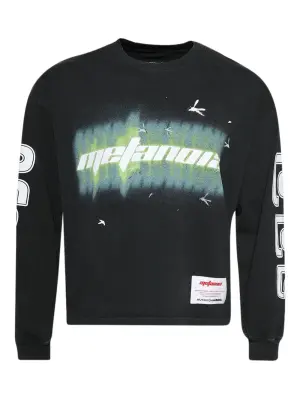 Лонгслив с графическим принтом